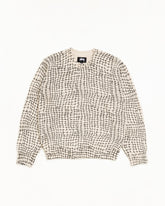 MESH PRINT SWEATER
