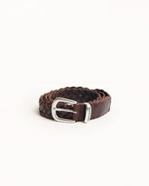 BRAIDED LEATHER BELT