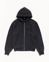 BEACH ROOTS ZIP HOODIE GARMENT DYED