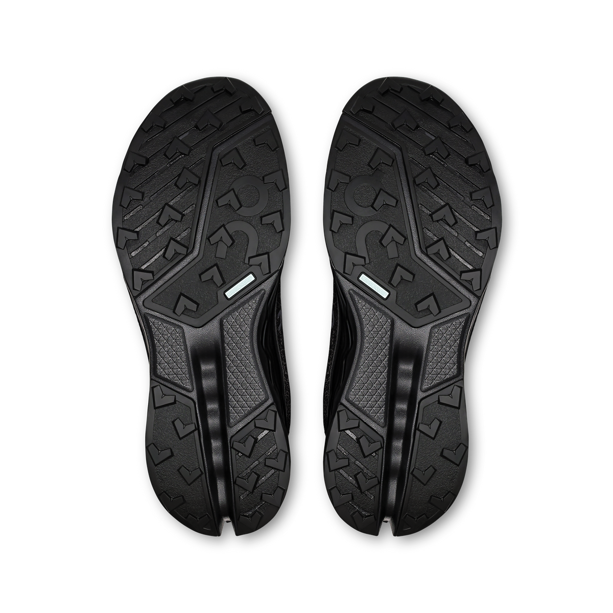 On Running Women's Cloudsurfer Trail 2 Waterproof Shoes - Black / Black
