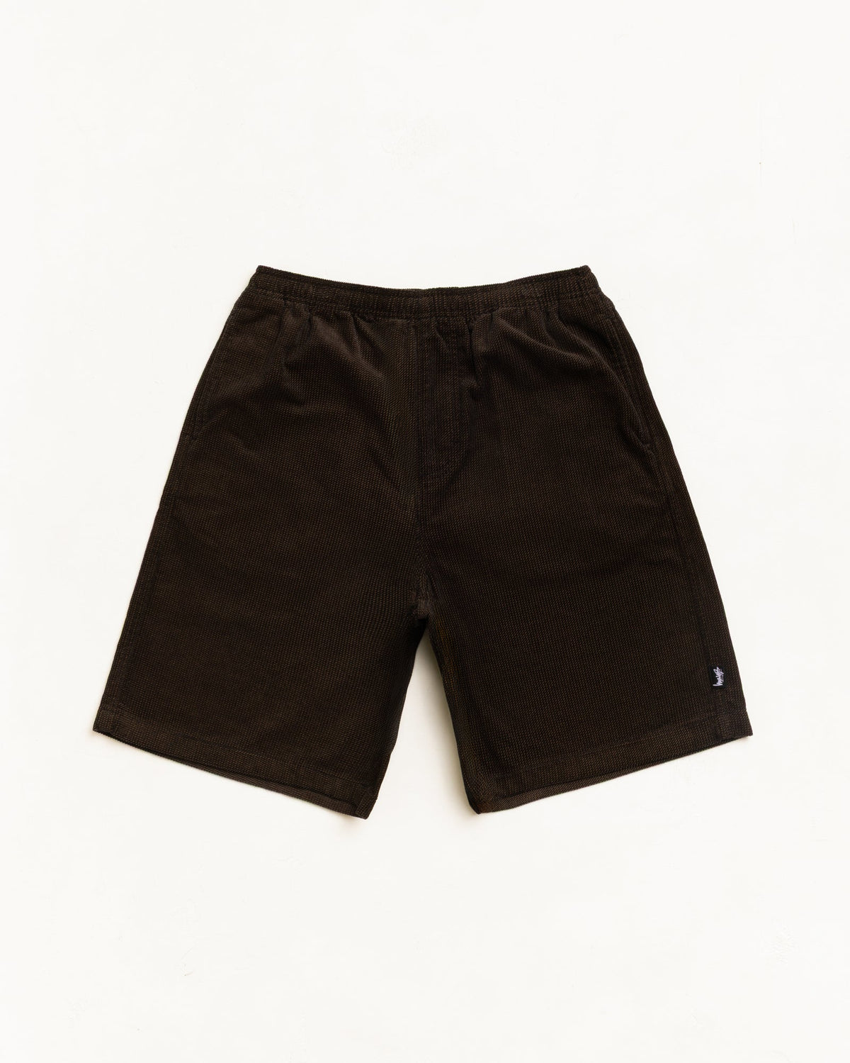 BAGGY TWILL CORD BEACH SHORT