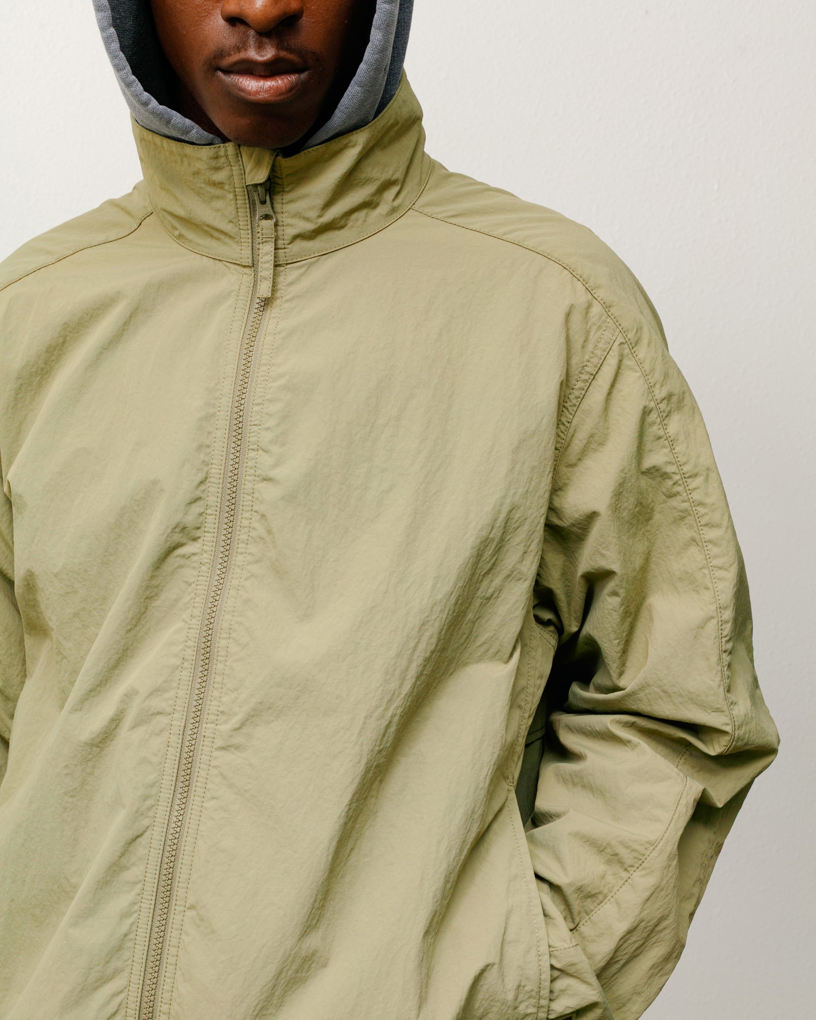 LIGHTWEIGHT MOCK JACKET