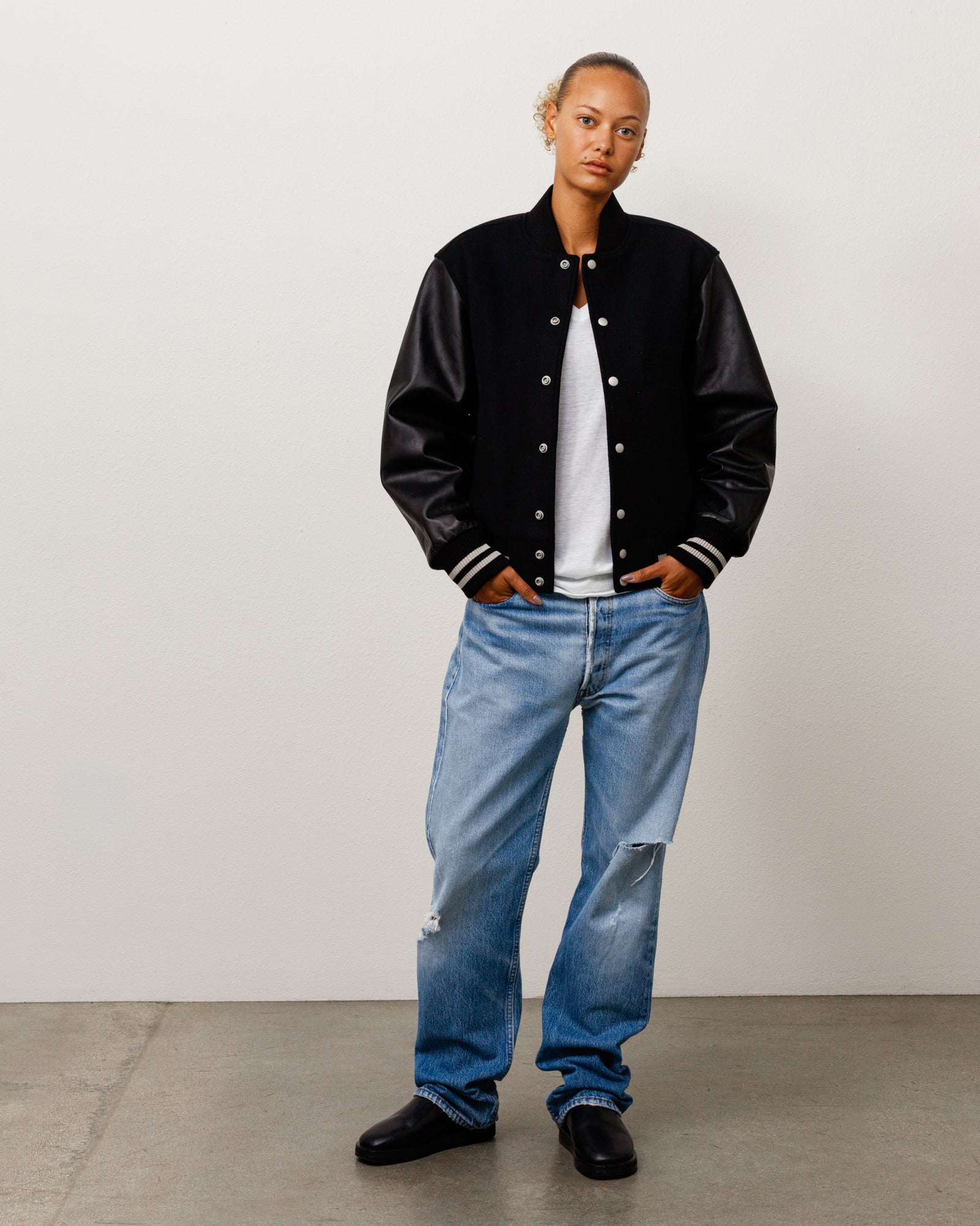WOOL VARSITY JACKET