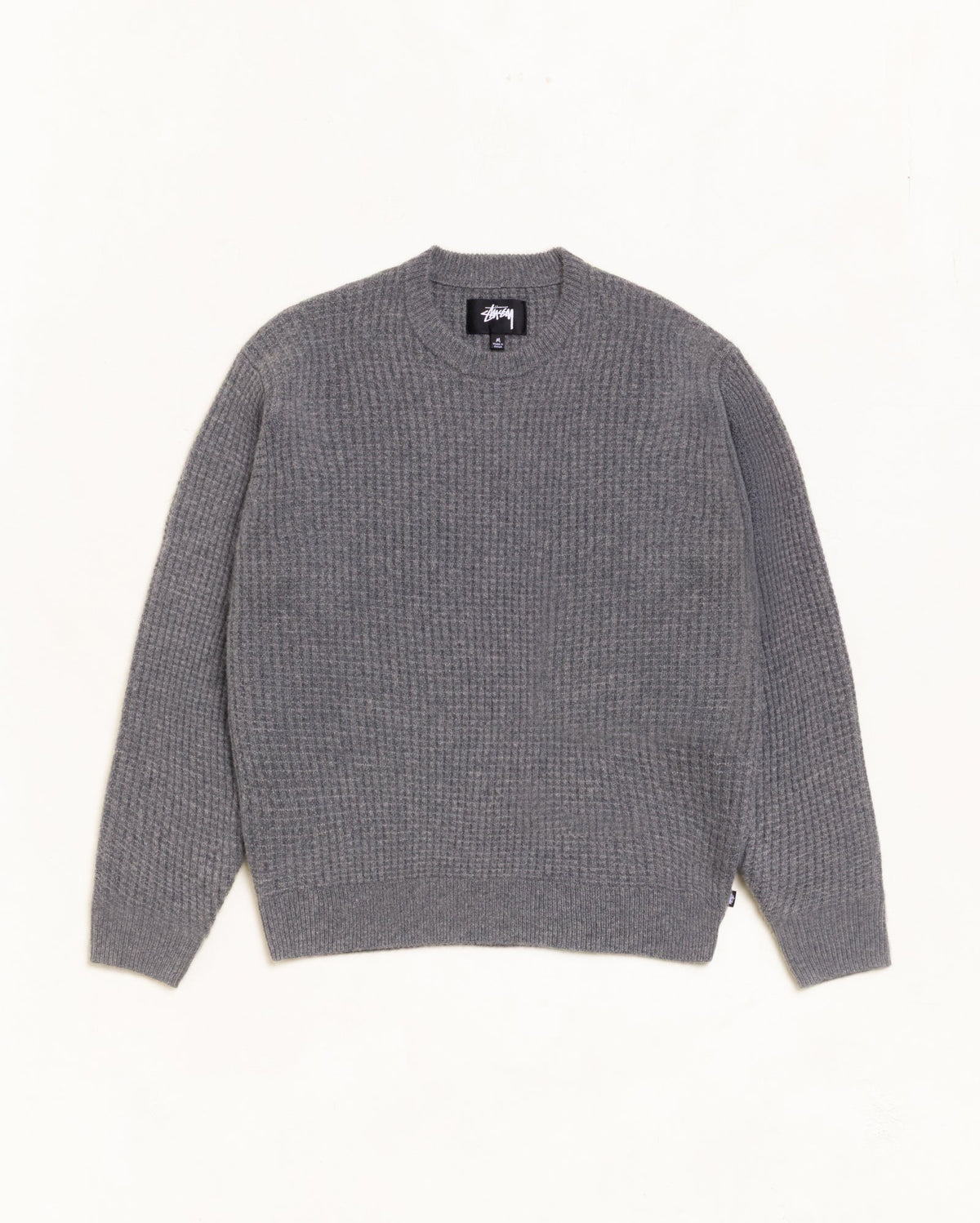WAFFLE CASHMERE SWEATER