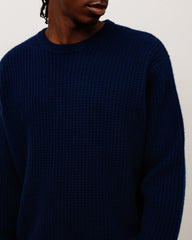 WAFFLE CASHMERE SWEATER