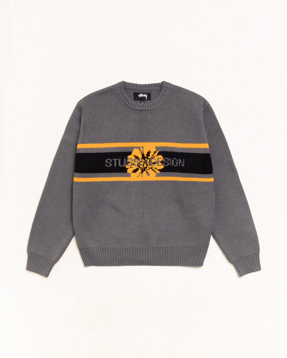STRIPED HIBISCUS SWEATER