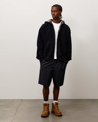 PLAID LINED ZIP HOODIE