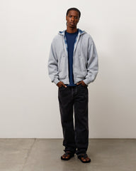 PLAID LINED ZIP HOODIE