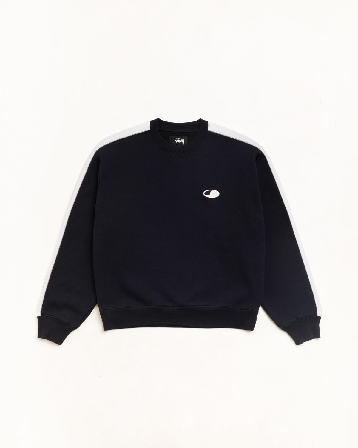 PANELED STRIPE CREW