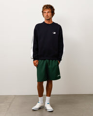 PANELED STRIPE CREW