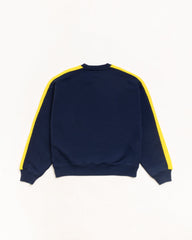 PANELED STRIPE CREW