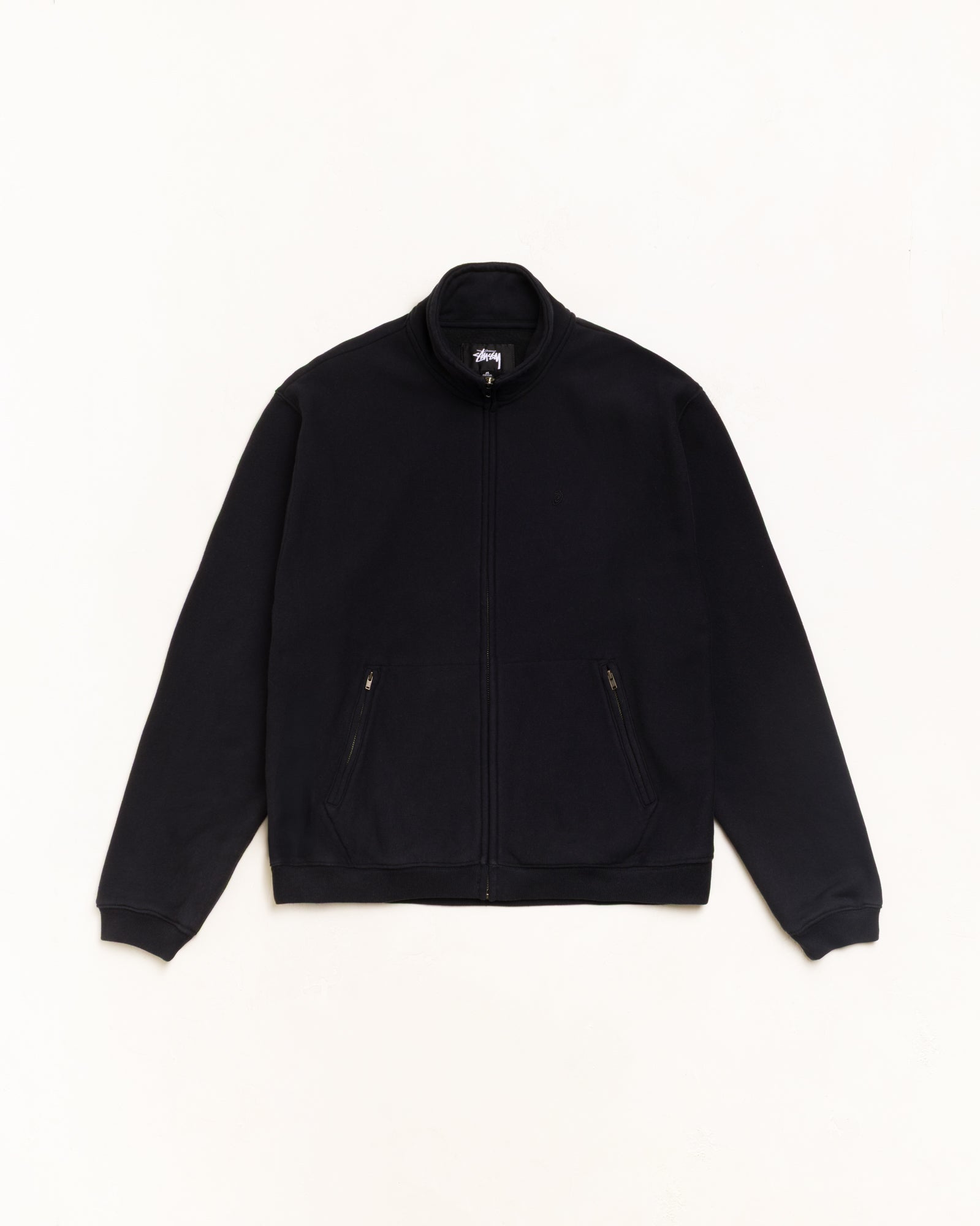 ZIP FLEECE MOCK NECK