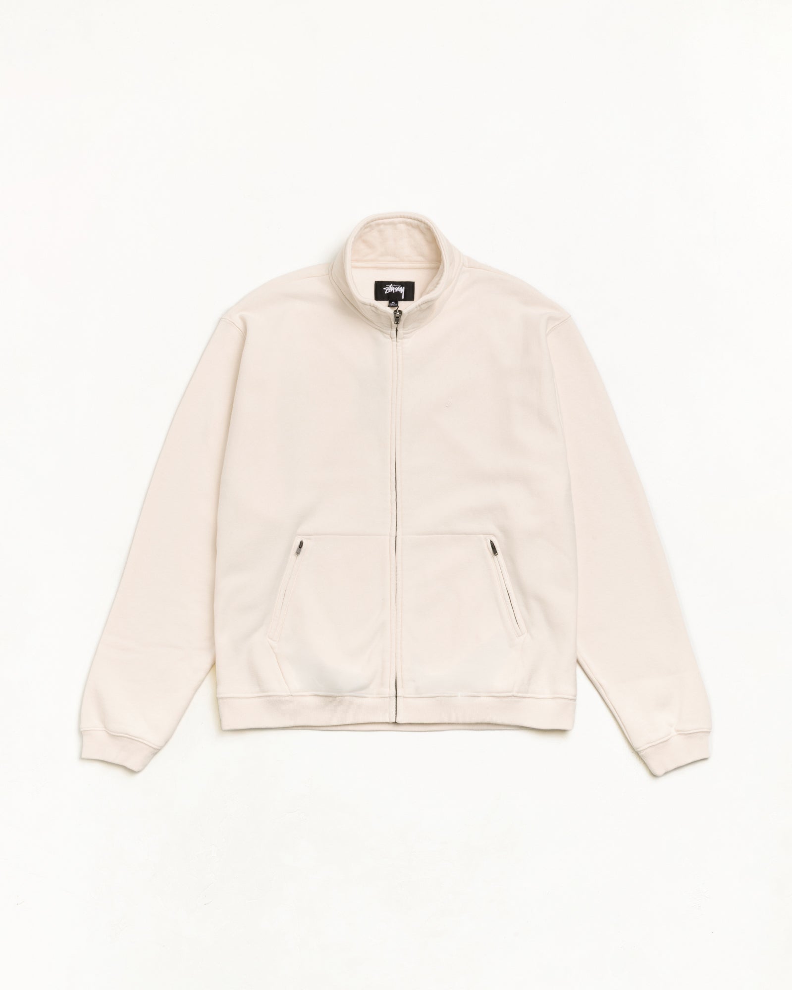 ZIP FLEECE MOCK NECK