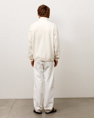 ZIP FLEECE MOCK NECK