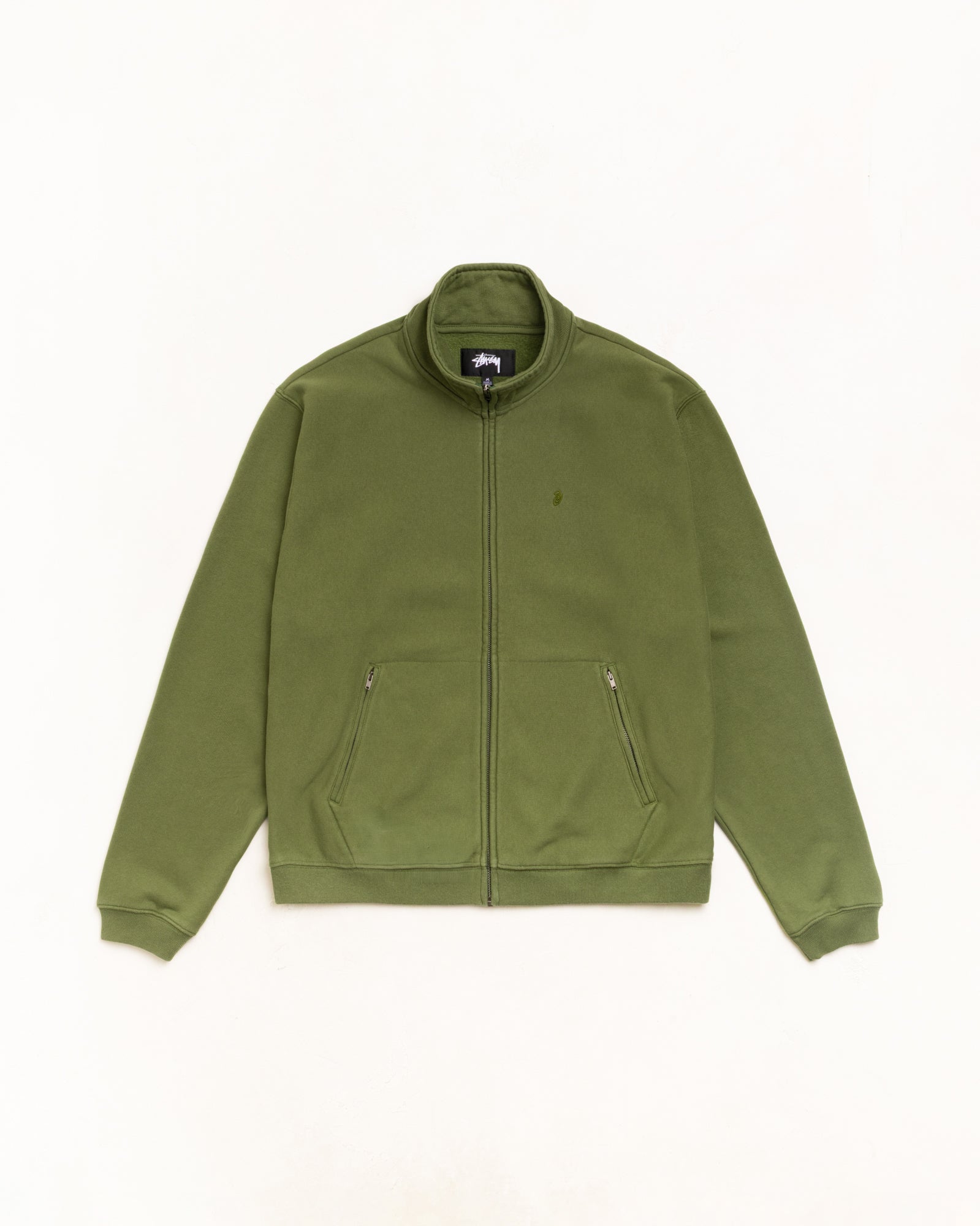 ZIP FLEECE MOCK NECK