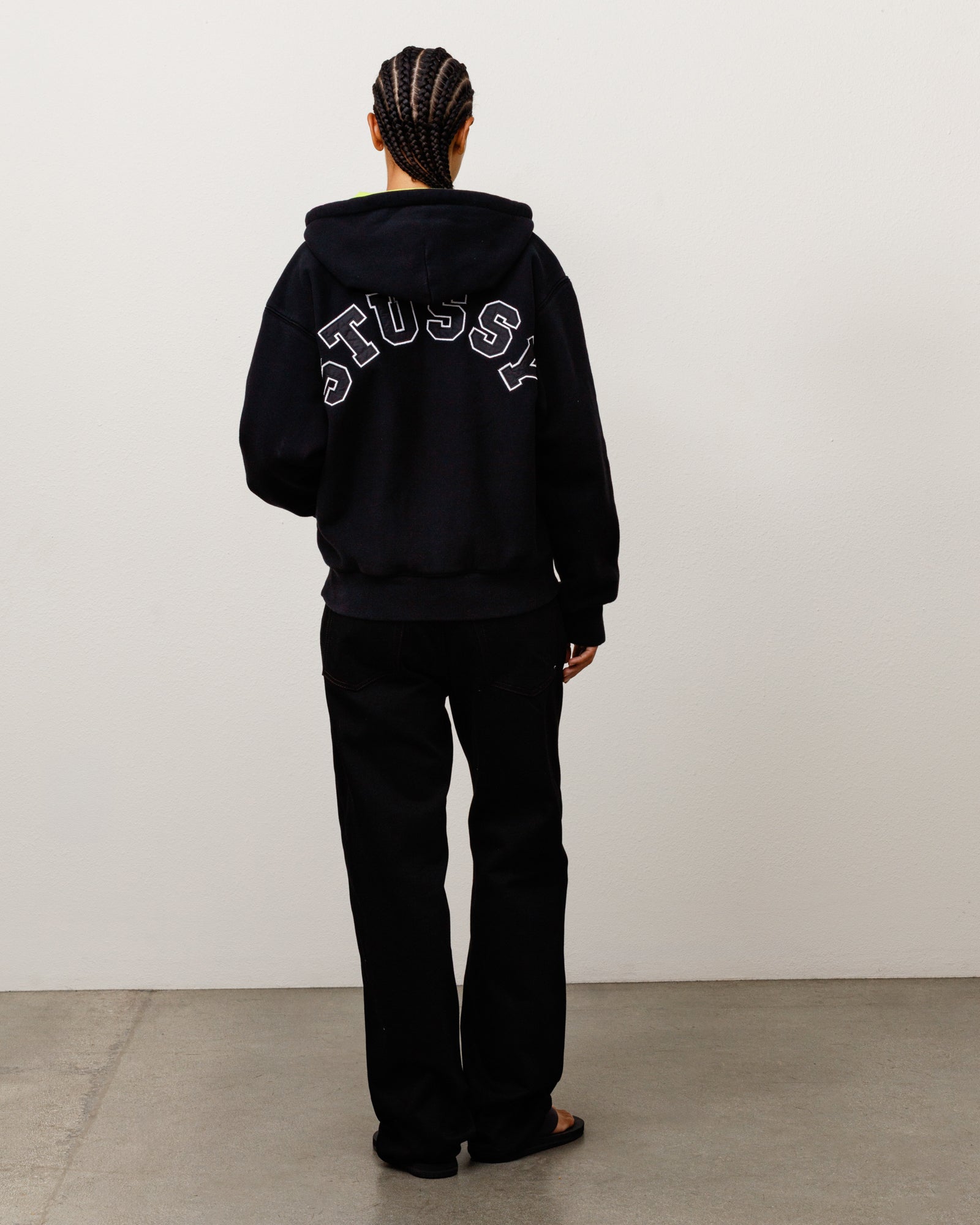 DOUBLE FACED ZIP HOODIE