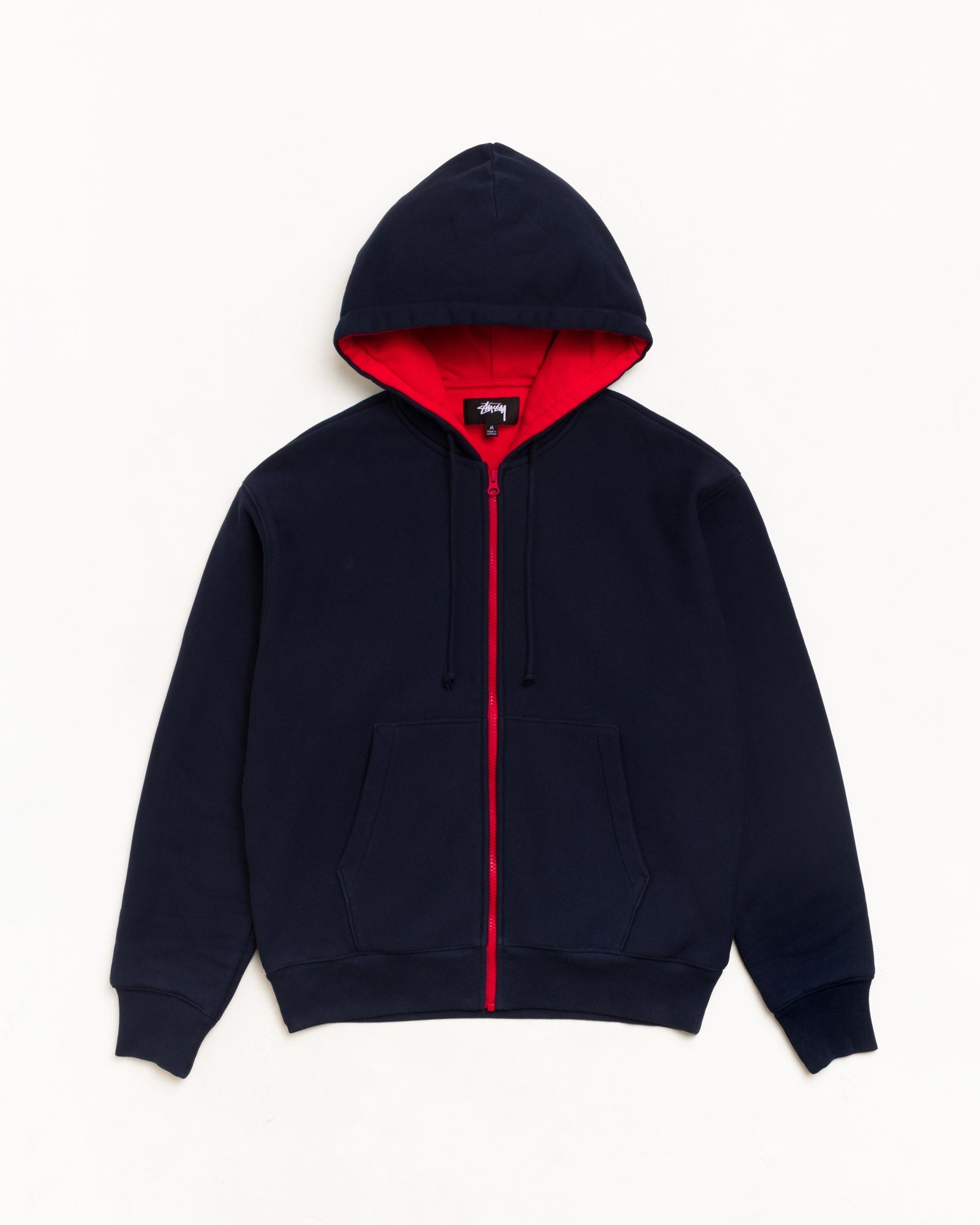 DOUBLE FACED ZIP HOODIE