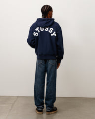 DOUBLE FACED ZIP HOODIE