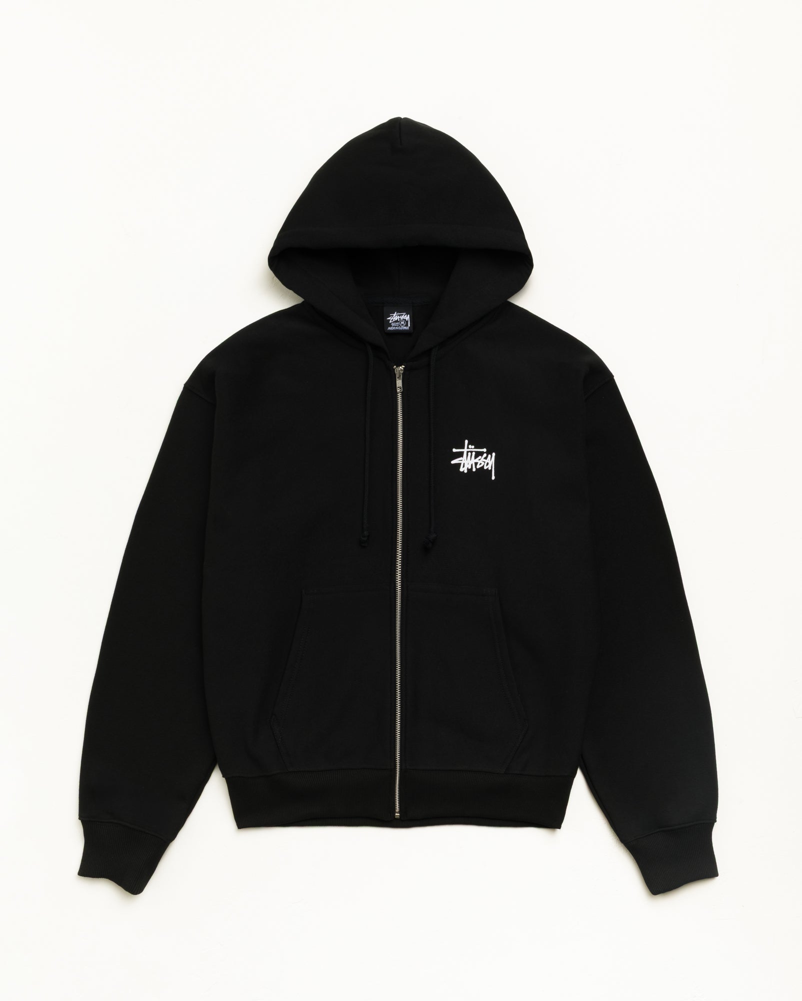 BASIC STÜSSY ZIP HOODIE