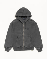 BASIC STÜSSY ZIP HOODIE