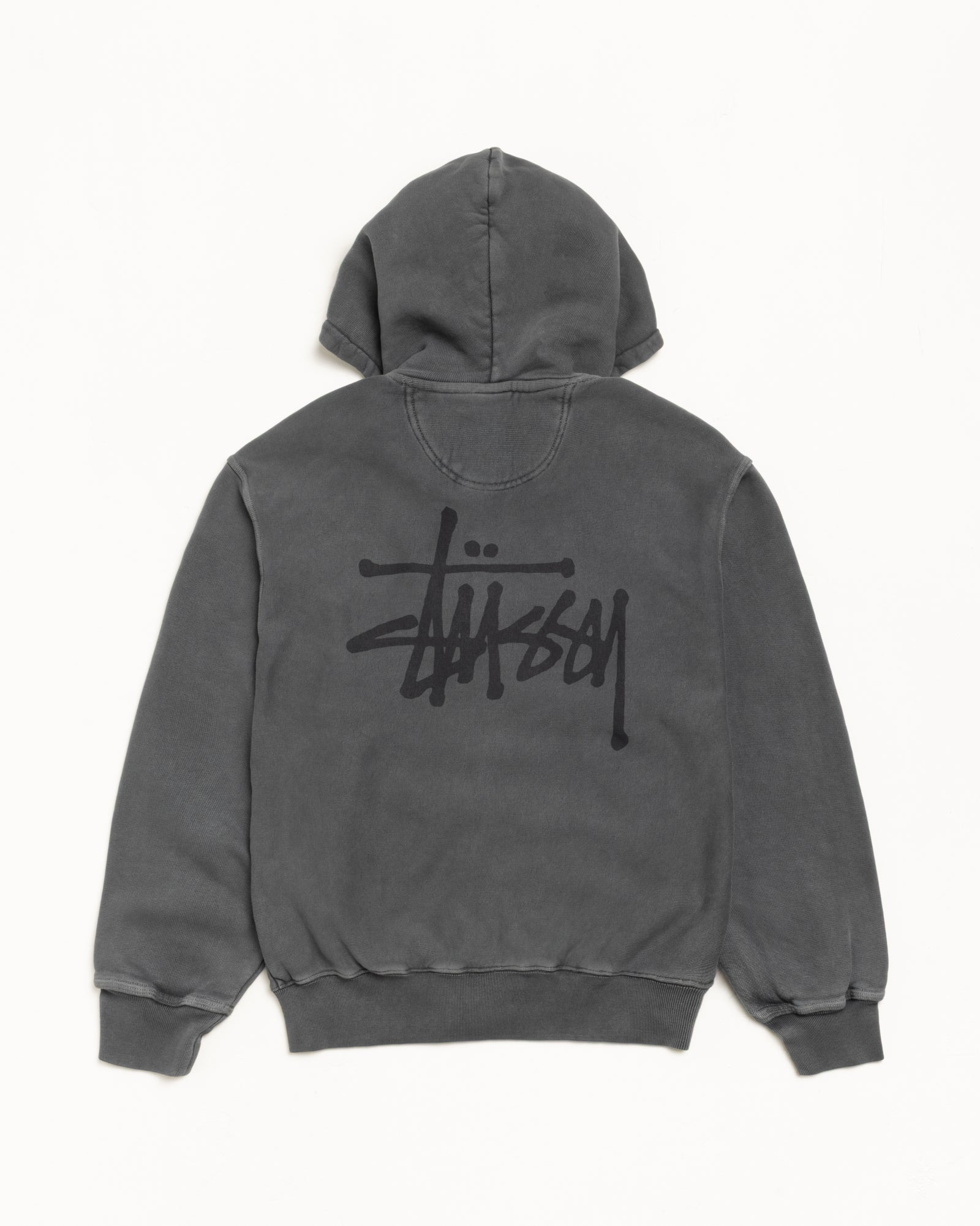BASIC STÜSSY ZIP HOODIE