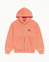 BASIC STÜSSY ZIP HOODIE