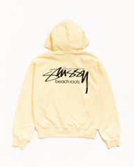 BEACH ROOTS ZIP HOODIE GARMENT DYED