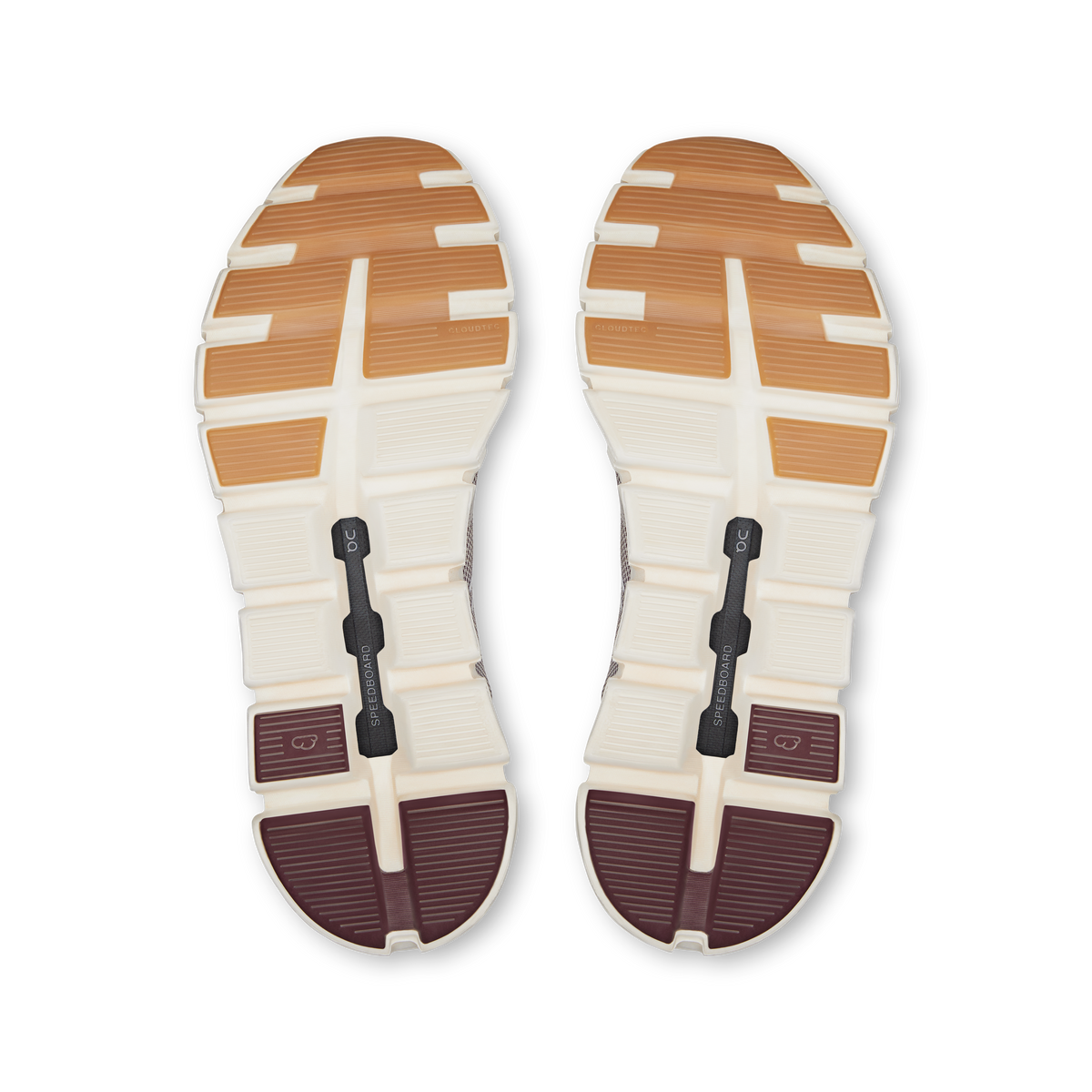 On Running Women's Cloud 6 Versa Shoes - Ice / Maroon